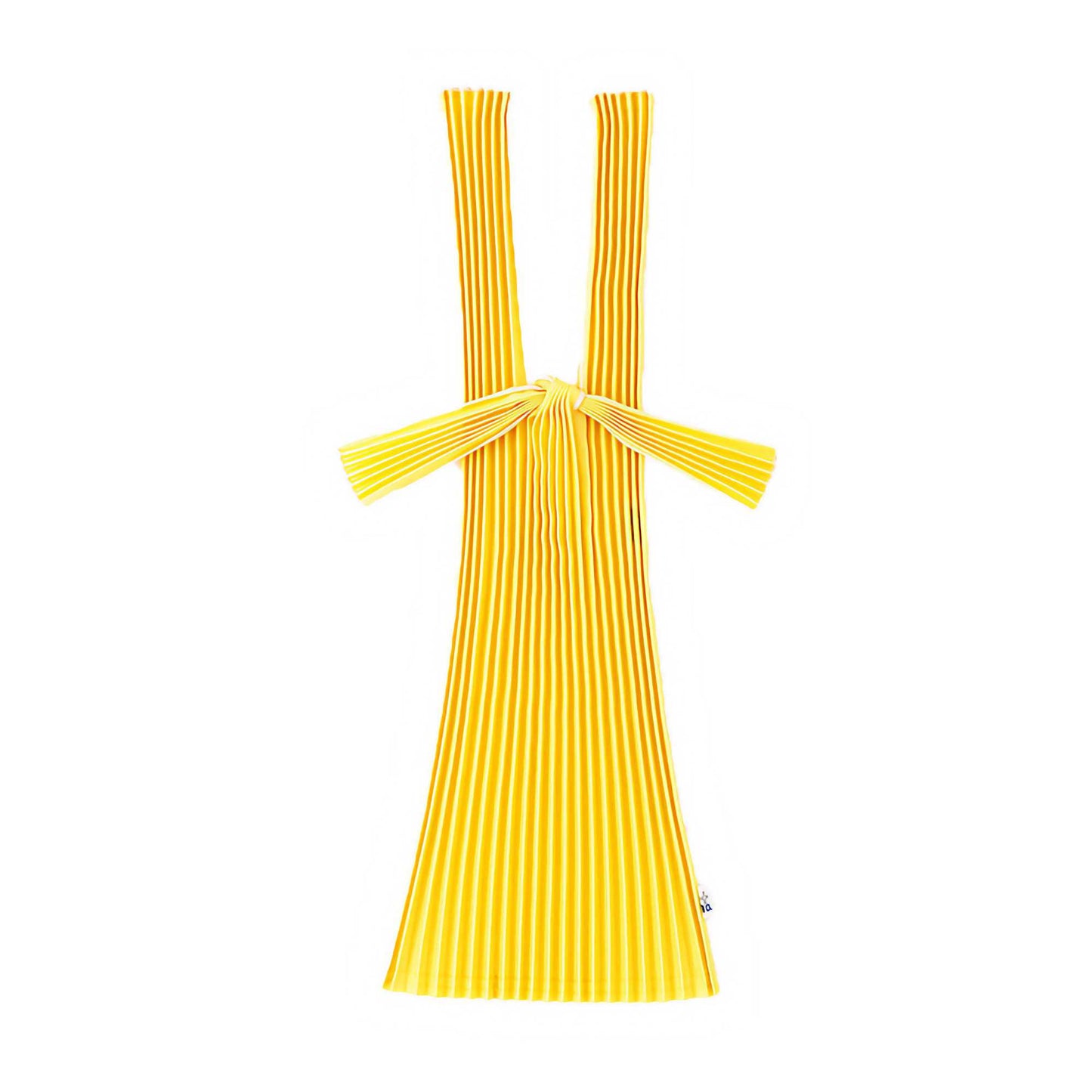Pleco Tate Pleats bag small. yellow