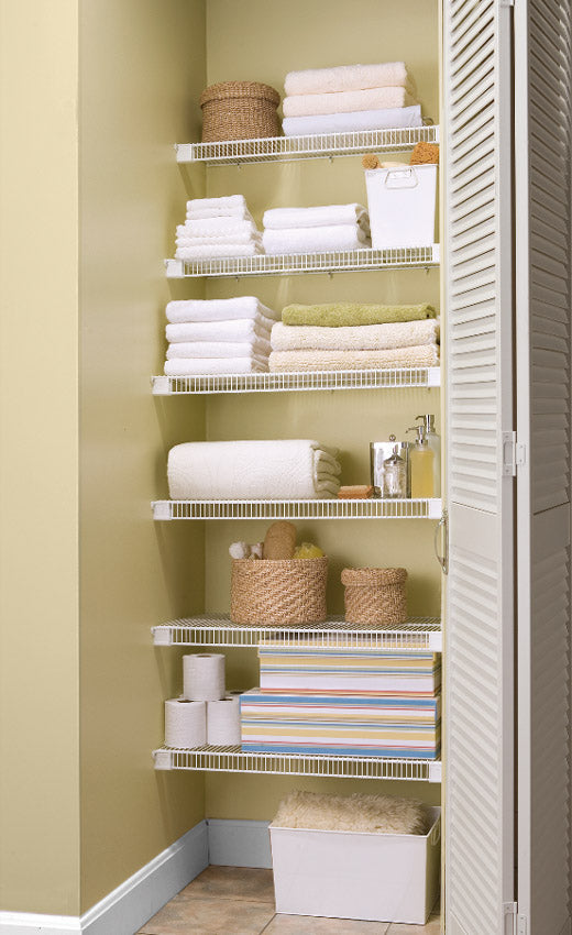 Tight Mesh Wire Shelving - 12 Inch