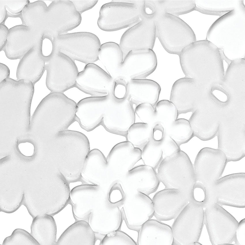 Blumz Flower Sink Mat - Clear
