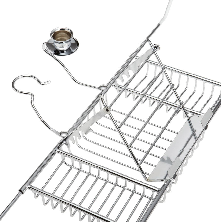 Aromatherapy Bathtub Caddy - Chrome