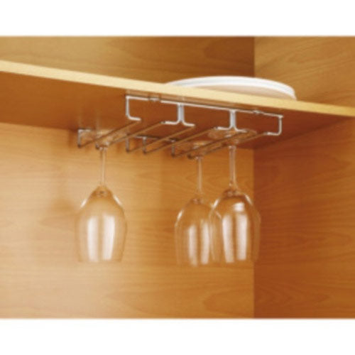 Mounted Stemware Holder - Chrome